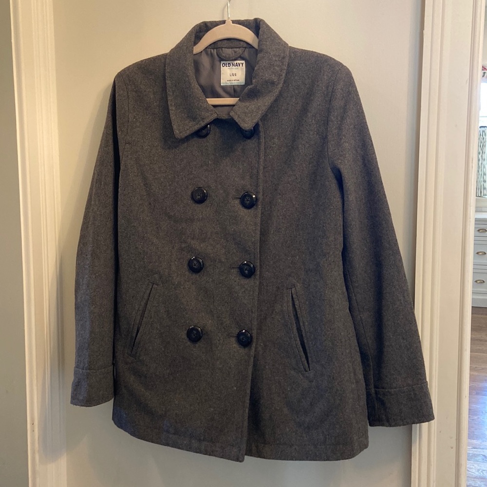 Old Navy | grey peacoat